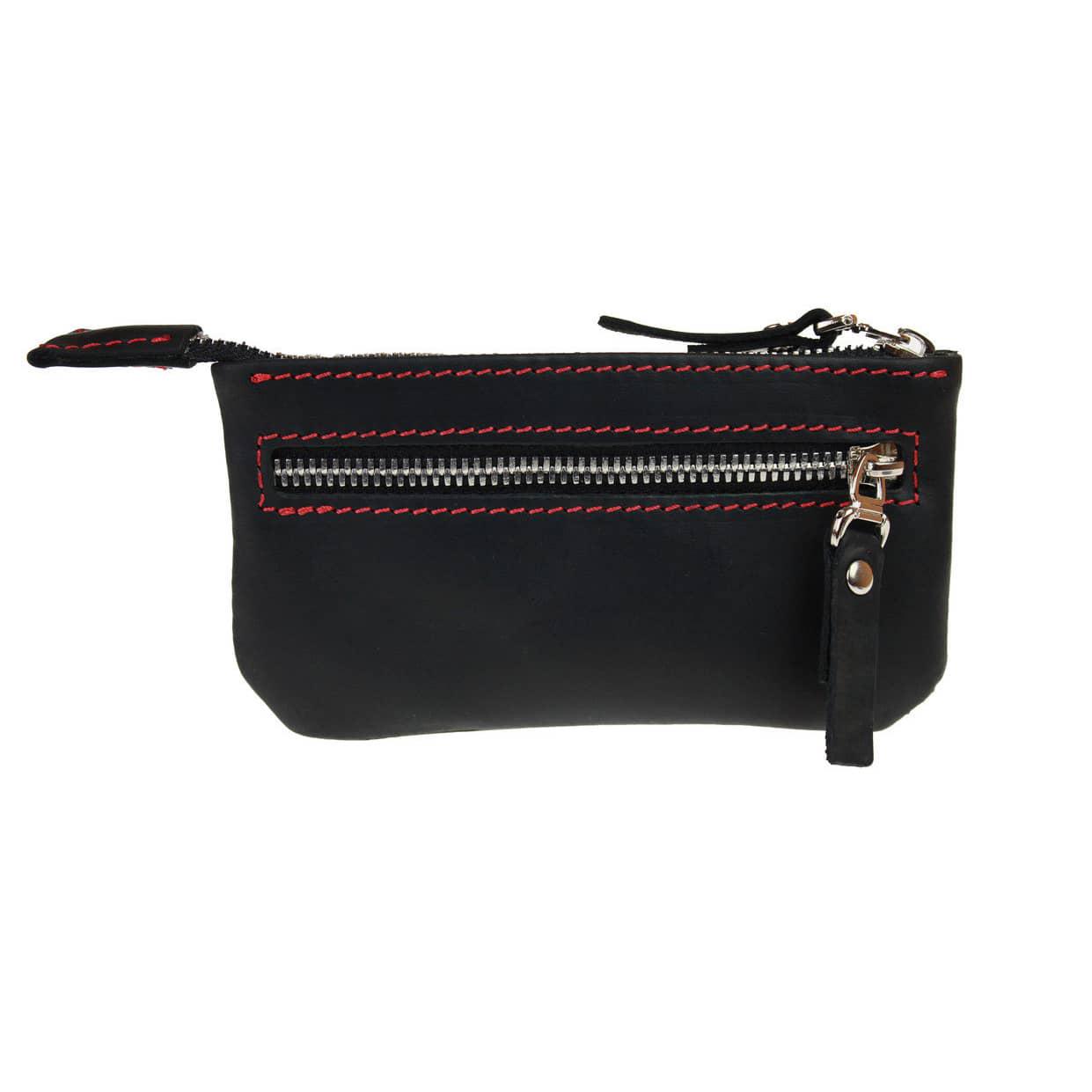 Ключница FREESKIN Type 2 кожанная 14x7x1 см Черно-красный (81110) - фото 2 Ключница FREESKIN Type 2 кожанная 14x7x1 см Черно-красный (81110) - фото 2