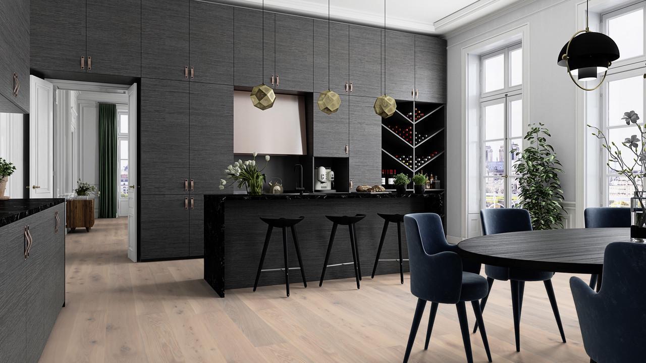 Паркетна дошка Floor`360 PALE WHITE Vivo 1-смугова Лак Дуб - фото 3