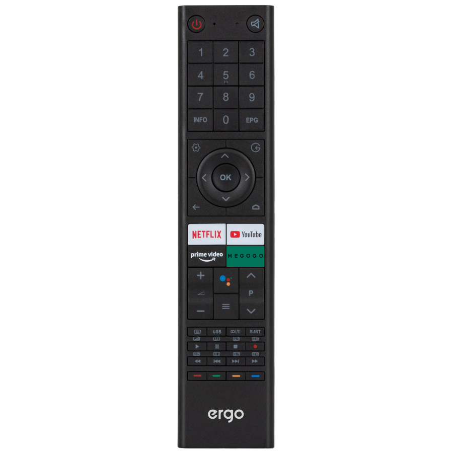Пульт для телевизора ERGO 55GUS8500 с голосовым управлением (4997) Пульт для телевизора ERGO 55GUS8500 с голосовым управлением (4997)