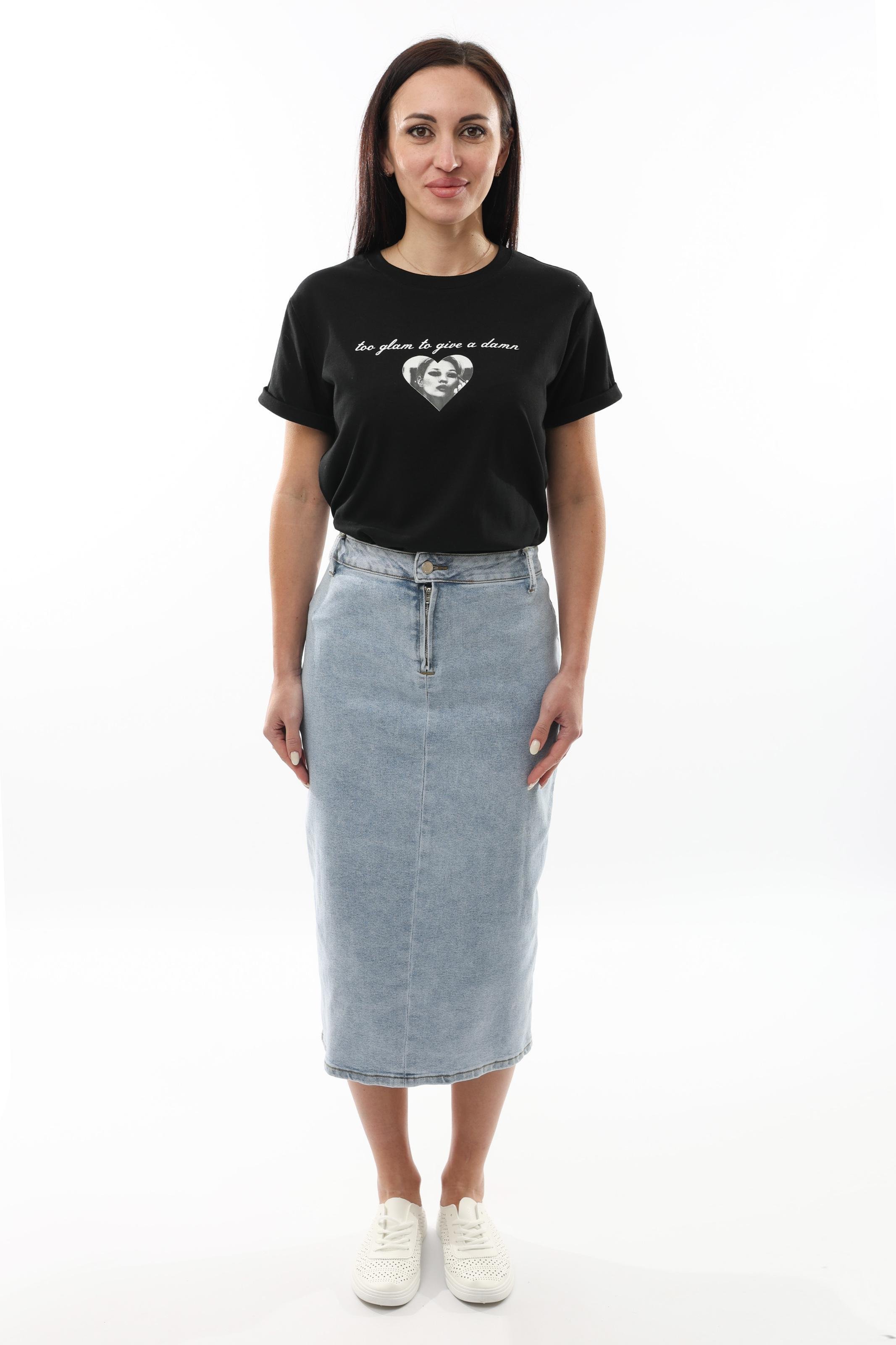 Спідниця джинсова жіноча est. 1991 S Блакитний (277548-S)