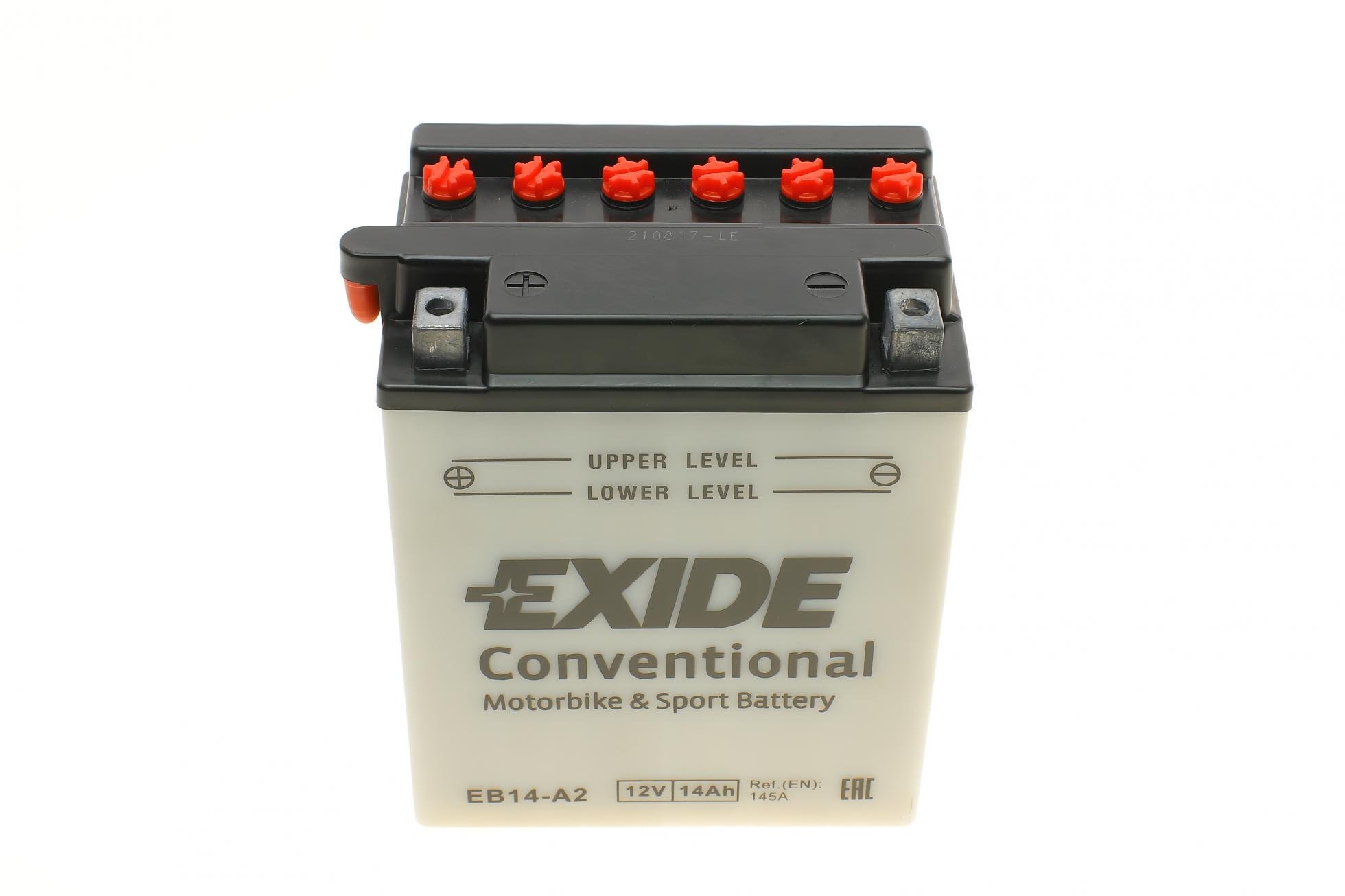 Аккумулятор EXIDE L EN145 14 Ah-12V 134х89х166 мм (EB14-A2)