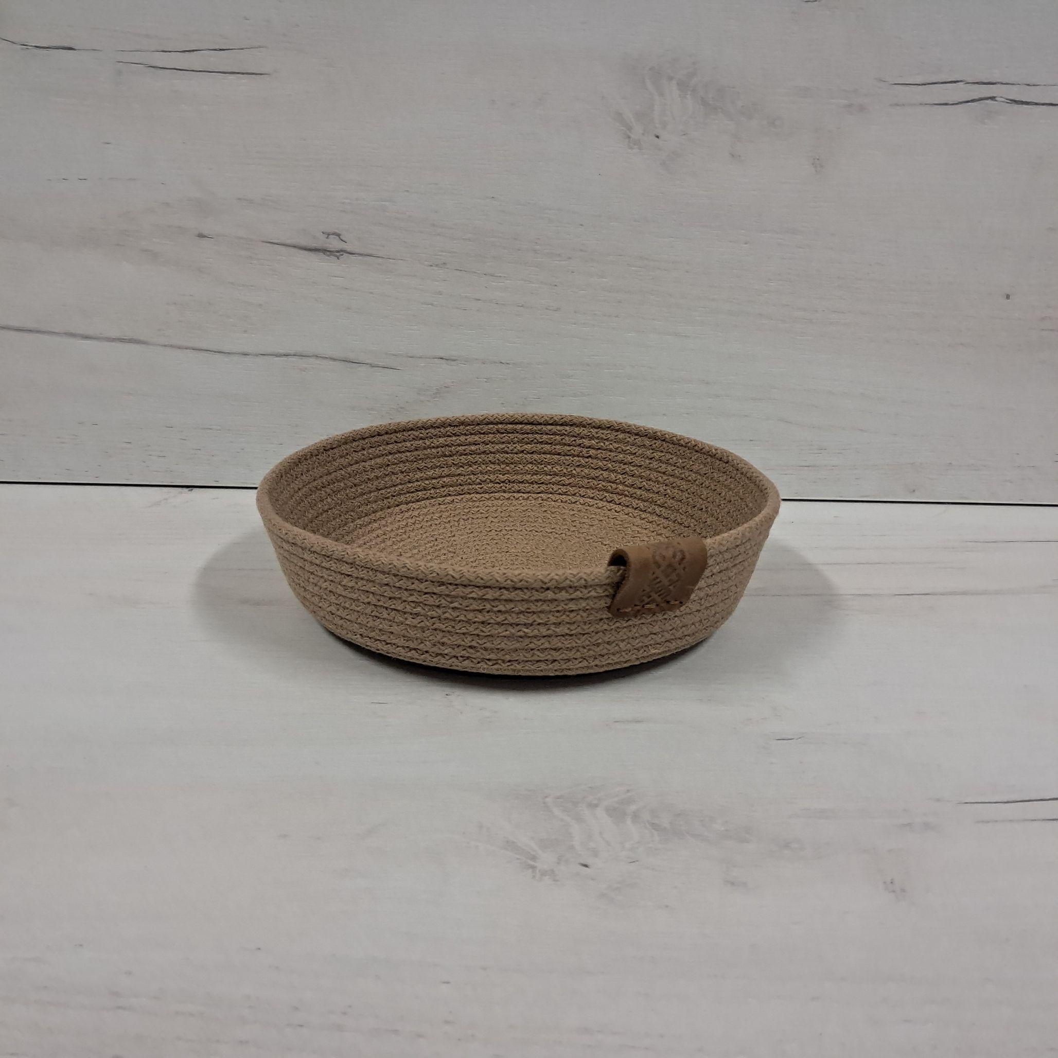 Корзина из хлопкового шнура Глиняная (26408108)