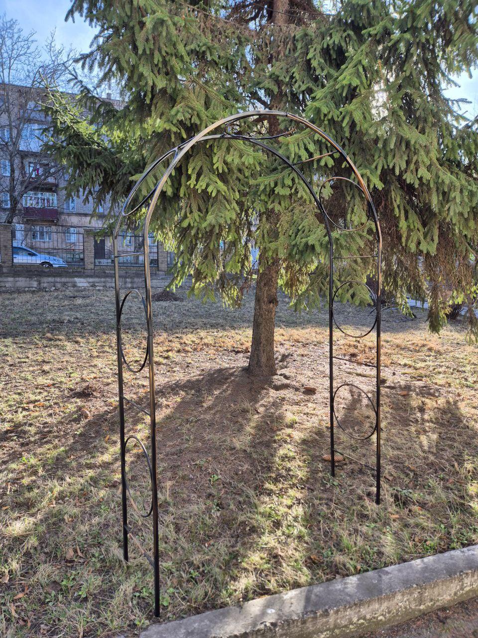 Арка садова кована з металу 2,25х2 м (25442192) - фото 6