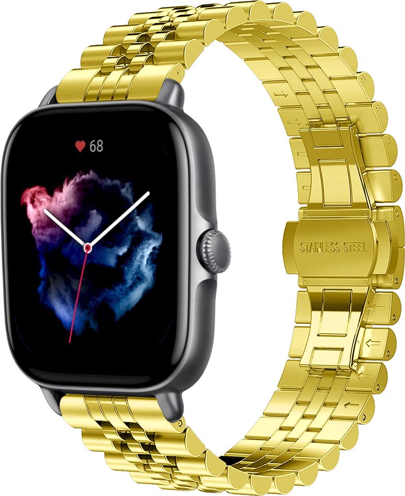 Браслет металлический Stech для Amazfit GTS 3 Gold (26978-2A)