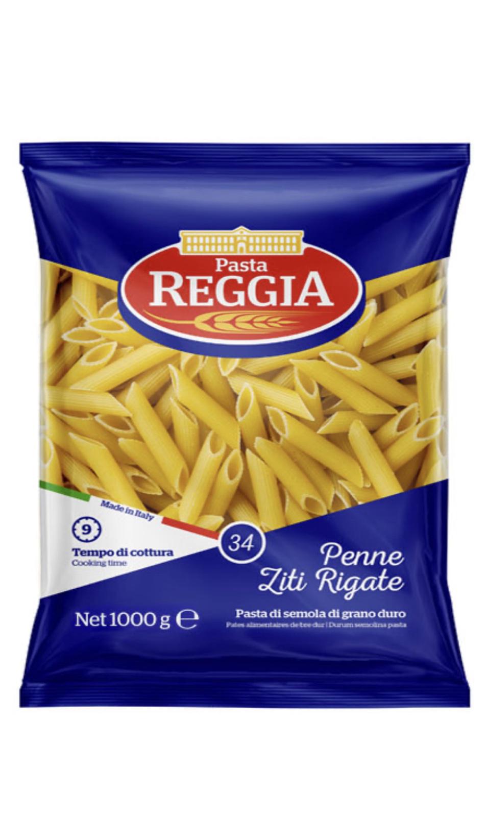 Макаронні вироби ReggiA 34.Pene Ziti Rigati Перо Рифлене 500 г (30728057)