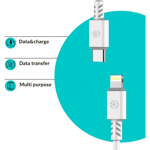 Кабель Piko CB-TT11 USB Type-C-Lightning 1.2 м White (1283126504037) - фото 2