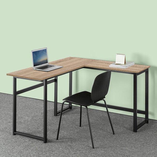 Комп'ютерний стіл кутовий в стилі Лофт StepLoft металевий (Comp-table-181)