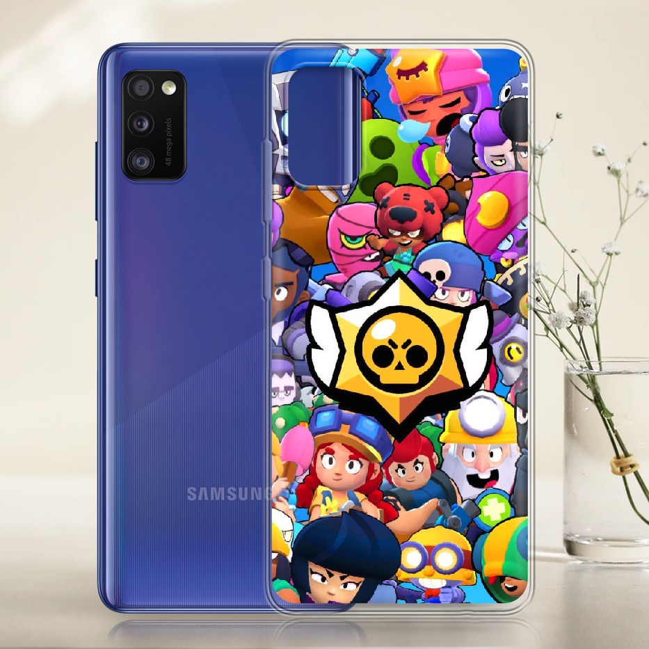 Чехол Boxface Samsung A415 Galaxy A41 Brawl Stars Прозрачный силикон (39755-up2389-39755) - фото 2