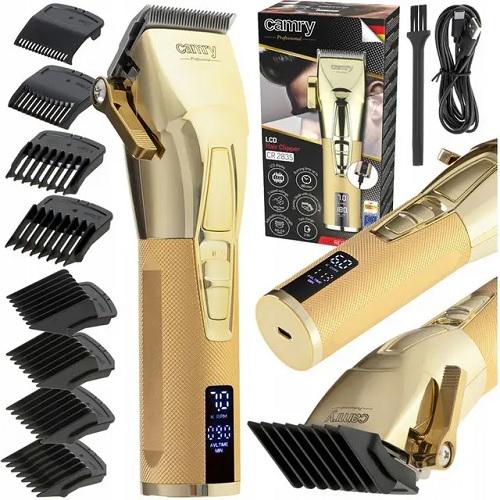Машинка для стрижки волосся професійна Camry CR 2835 з РК-дисплеєм Gold (4099) - фото 8 Машинка для стрижки волосся професійна Camry CR 2835 з РК-дисплеєм Gold (4099) - фото 8