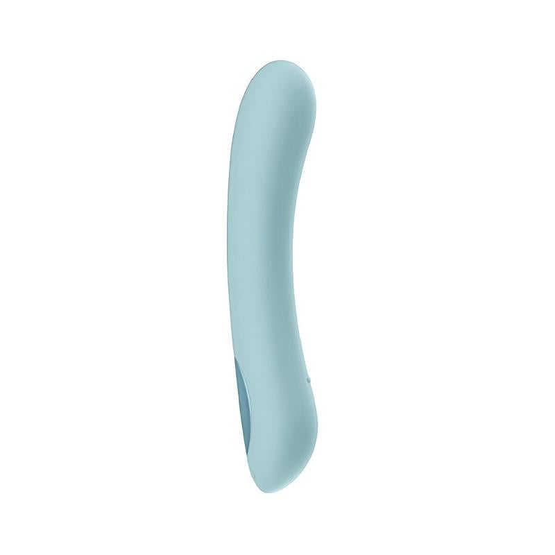 Вибростимулятор точки G интерактивный Kiiroo Pearl 2+ 20 см Голубой (33593)
