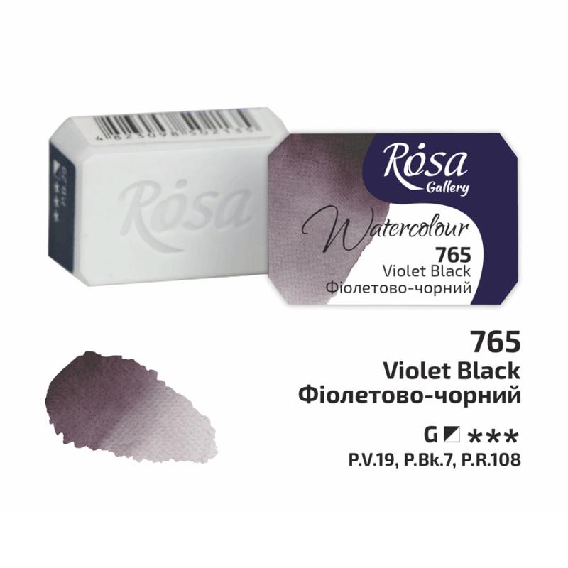 Акварельная краска ROSA Gallery 2,5 мл Фиолетово-черный (343765) - фото 2 Акварельная краска ROSA Gallery 2,5 мл Фиолетово-черный (343765) - фото 2