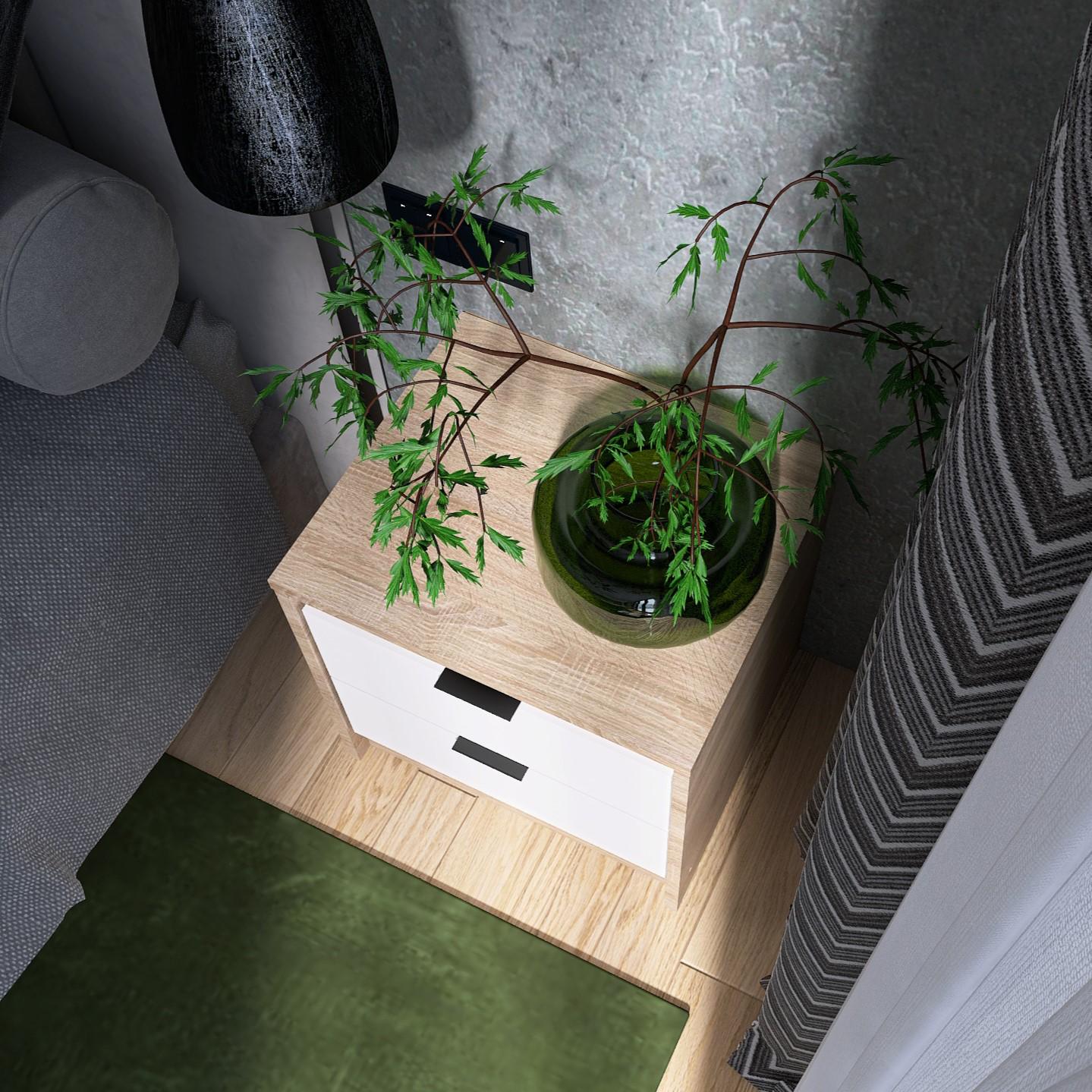 Тумба прикроватная Everest Сити 450 452х380х442 мм Сонома/Белый (11427) - фото 5 Тумба прикроватная Everest Сити 450 452х380х442 мм Сонома/Белый (11427) - фото 5