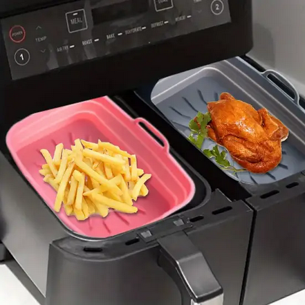 Формы силиконовые складные вкладыши для фритюрниц 2 шт. Черный 17,5 см (SAM-30-2) - фото 5 Формы силиконовые складные вкладыши для фритюрниц 2 шт. Черный 17,5 см (SAM-30-2) - фото 5