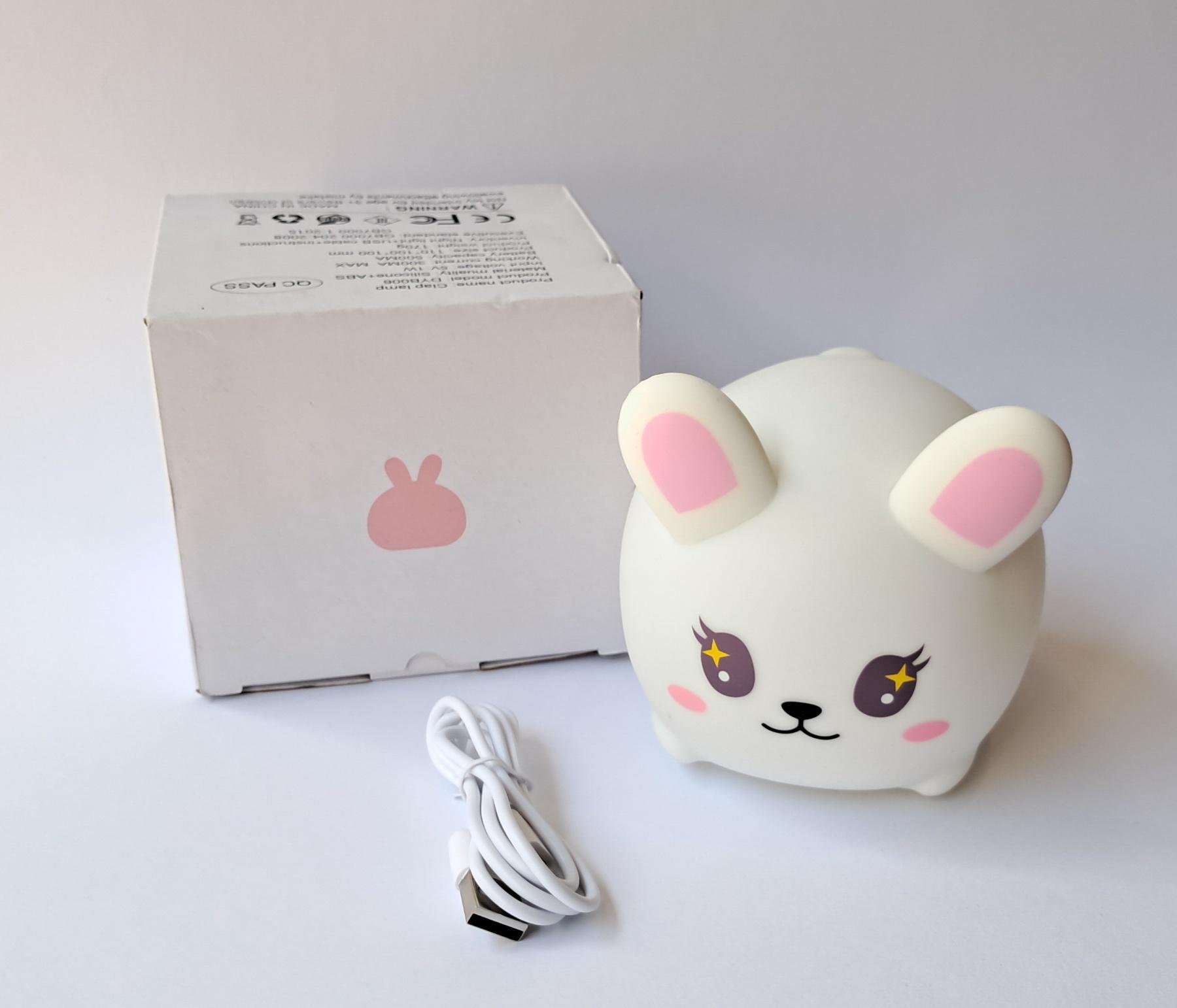 Ночник Кролик USB YH-8221 Белый 500 мАч (YH-8221)