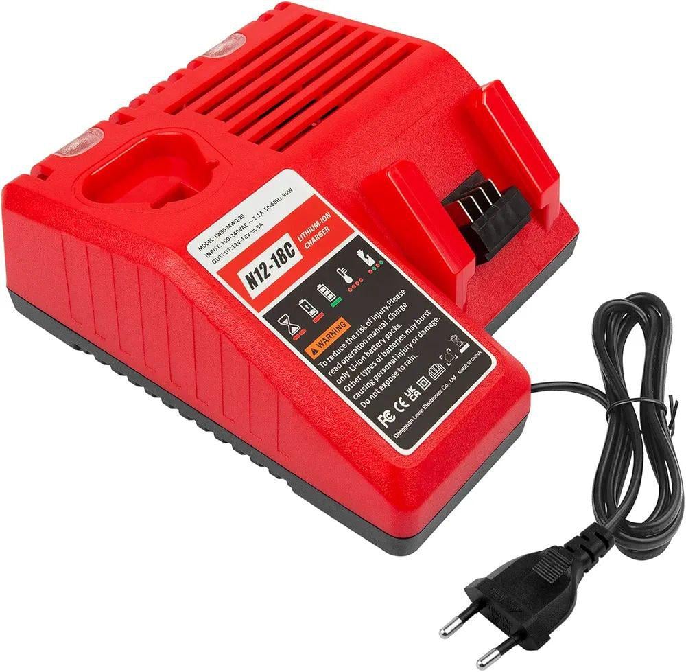 Зарядний пристрій Milwaukee M12 & M18 для акумуляторів 12/18 V (31504603)