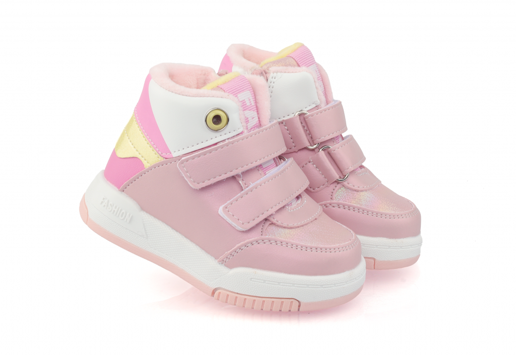 Осенние ботинки для девочек 10232 р. 18 Розовый