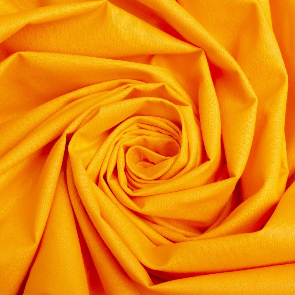 Ткань для постельного белья V-08 бязь ранфорс 2,4 м Оранжевый (20021)