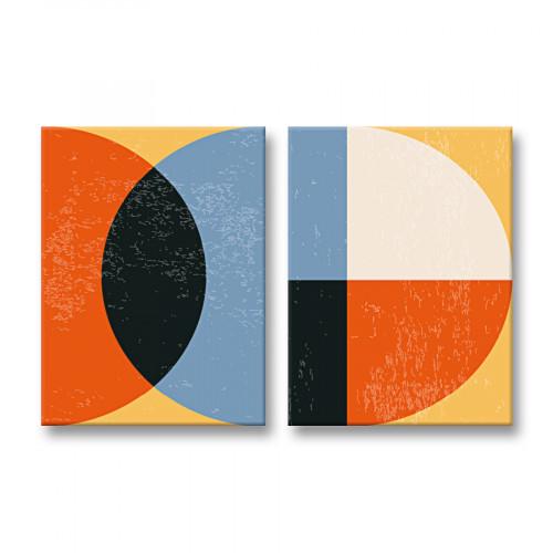 Модульная картина Абстракция Circle 123x80 (MK21297)