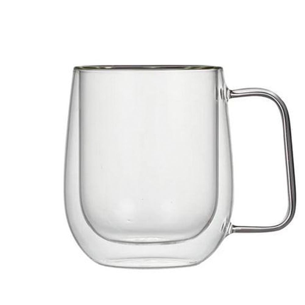 Чашка стеклянная с двойным 400 мл Прозрачный (27-PC1-0297)