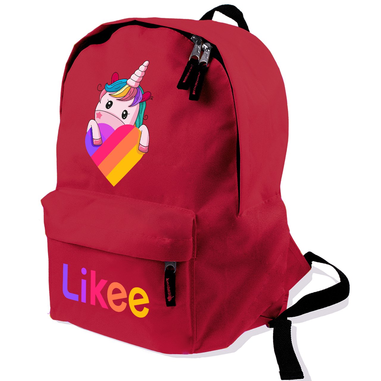 Рюкзак детский Likee Unicorn Красный (9263-1597-RD)