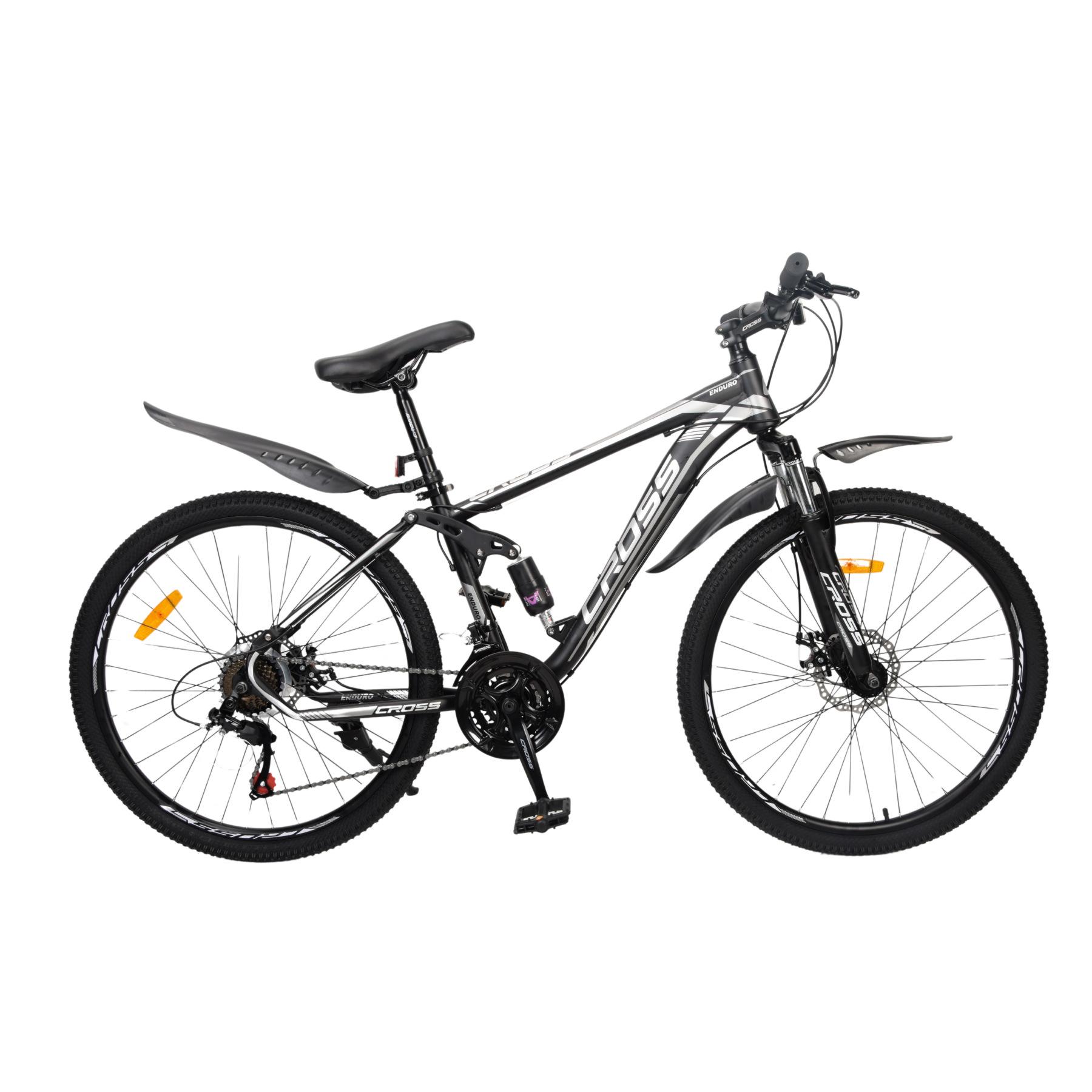 Велосипед Cross Enduro 2022 26" 15" Black/Gray