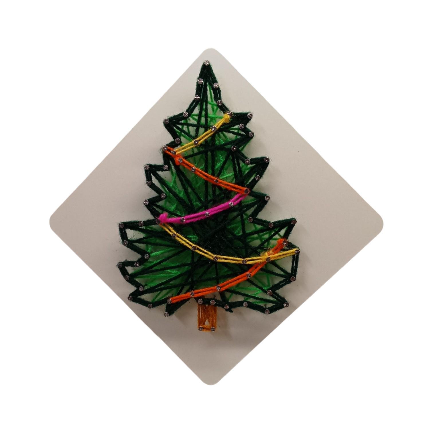 Творчий набір стрінг-арт "Ялинка" 2 150х150 мм (30686926)