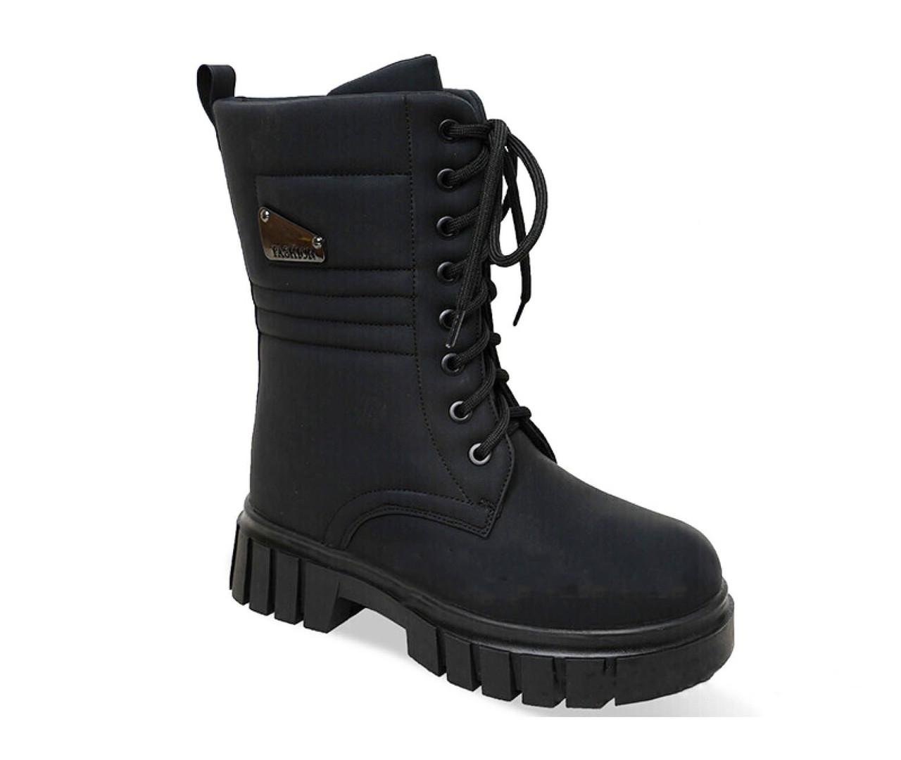 Зимние сапоги для девочек TOM.M T10924/34 р. 34 Черный