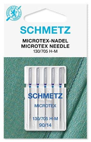 Игла Microtex 130/705 H-M №90 с тонким острием Schmetz бытовой швейной машинки