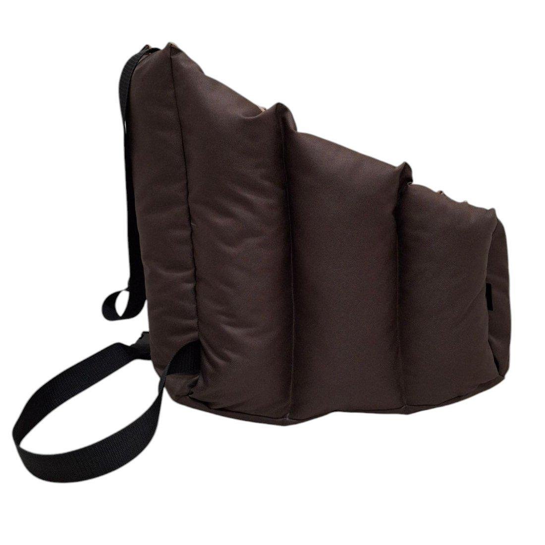 Кресло автомобильное для собак Huge and Tiny Oxford 50х45 см Темно-коричневый/Карамельный (7635) - фото 3 Кресло автомобильное для собак Huge and Tiny Oxford 50х45 см Темно-коричневый/Карамельный (7635) - фото 3