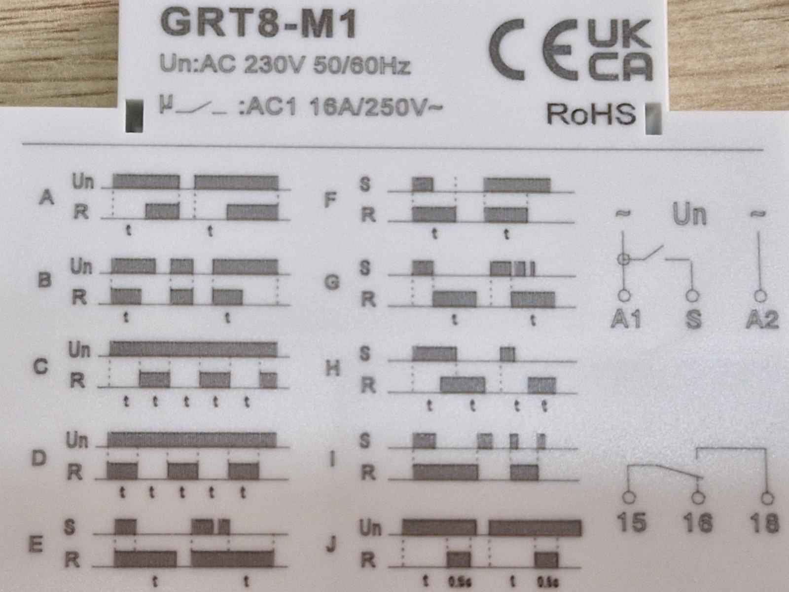 Реле времени Geya многофункциональное (GRT8-M1) - фото 11