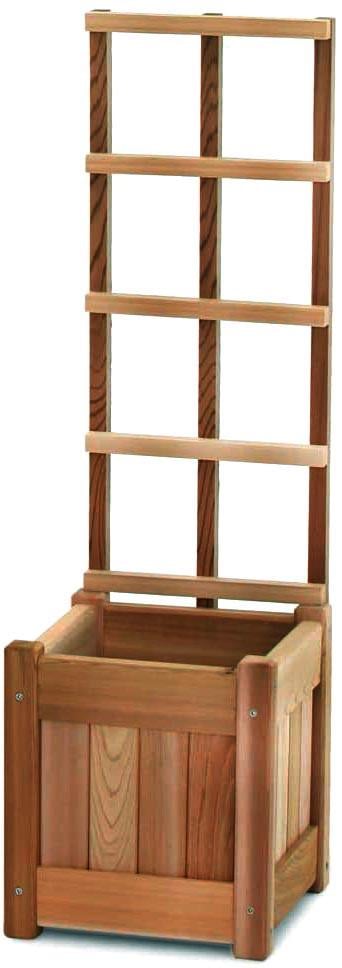 Кашпо со шпалерой из дерева Дунга Мускат (КШР-002407)