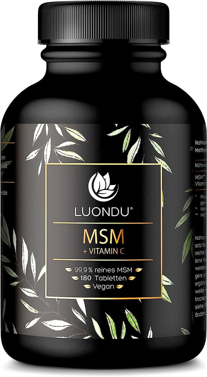 Витамины для иммунитета Luondu MSM/Витамин С 2000 мг 180 таб. (50092998)