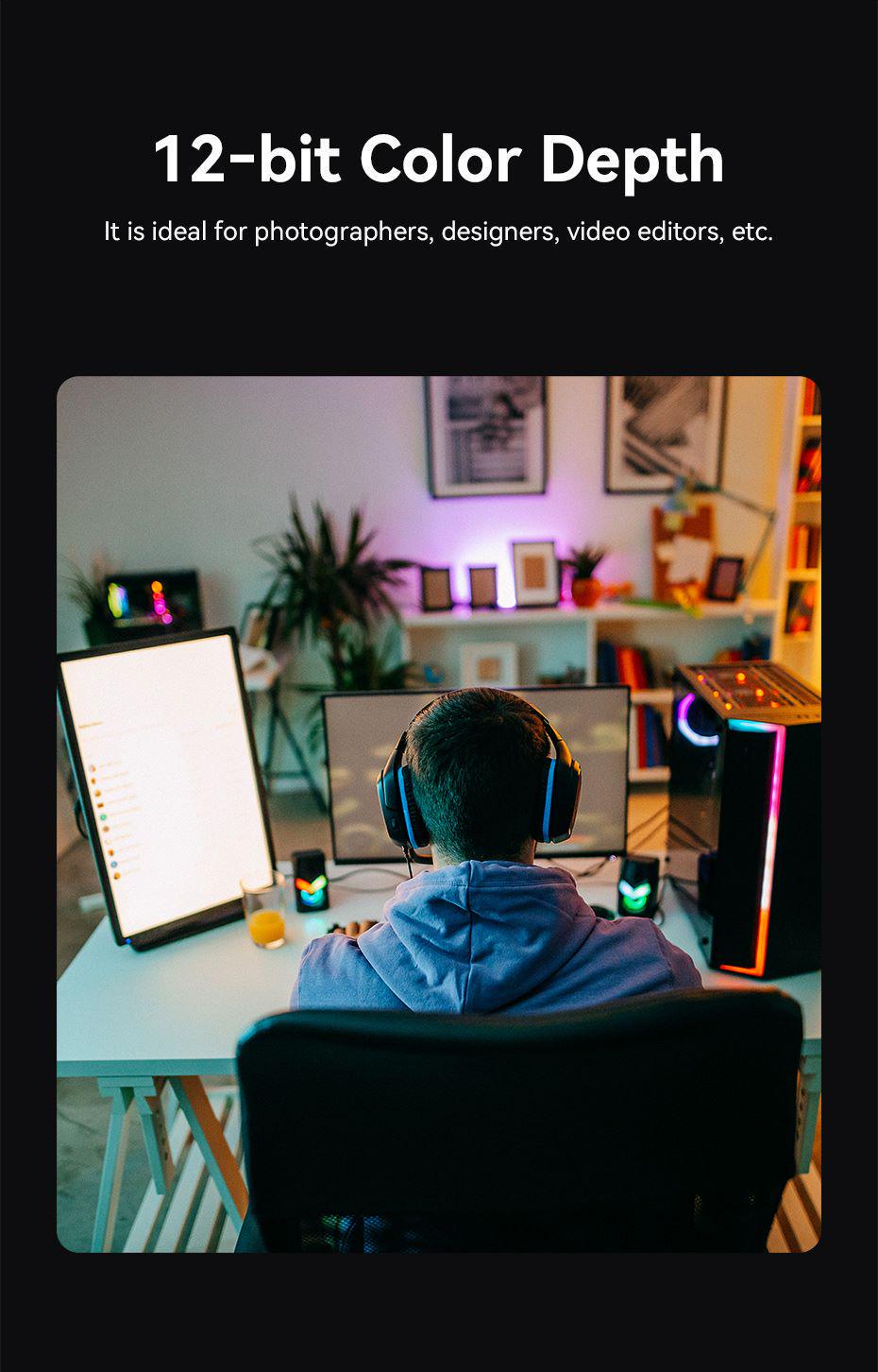 Кабель Vention DisplayPort-HDMI 8K 60Hz 4K 144Hz 2K 165Hz DP 1.4 до HDMI 2.1 відеоконвертер HDCP 2.3, HDR 10, DSC 1,8 м Чорний (HFPBAC) - фото 9 Кабель Vention DisplayPort-HDMI 8K 60Hz 4K 144Hz 2K 165Hz DP 1.4 до HDMI 2.1 відеоконвертер HDCP 2.3, HDR 10, DSC 1,8 м Чорний (HFPBAC) - фото 9