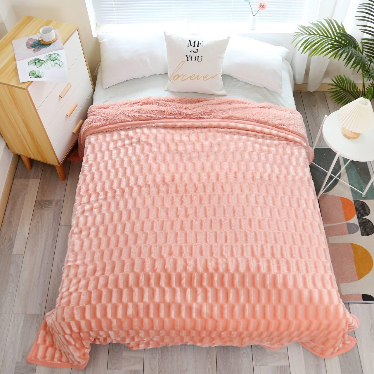 Плед трава 220х240 см Розовый (Д-am-norka-004) - фото 1 Плед трава 220х240 см Розовый (Д-am-norka-004) - фото 1