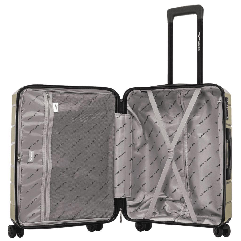 Чемодан полипропиленовый Wings PP06 маленький Шампань (Wp00557) - фото 9