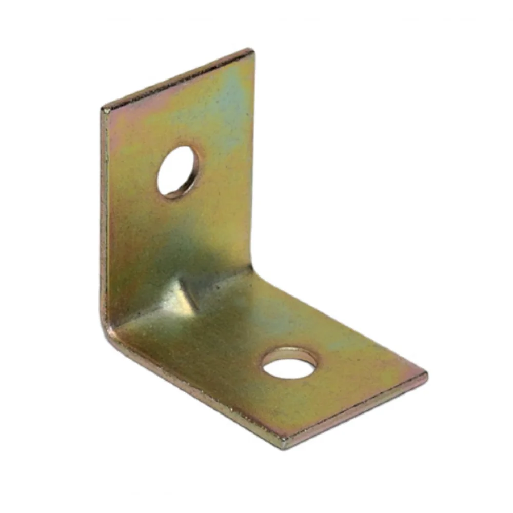 Кутник ХЗШП кріпильний оцинкований монтажний 22х22х25 мм (UK0743) Кутник ХЗШП кріпильний оцинкований монтажний 22х22х25 мм (UK0743)