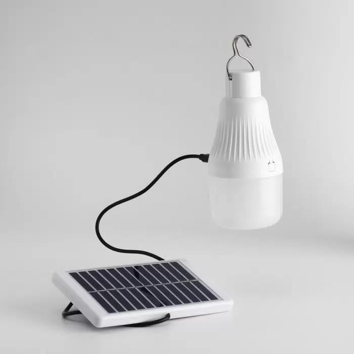 Світлодіодна лампочка Cclamp CL-022 10 W на акумуляторі з сонячною панеллю (9115) - фото 5 Світлодіодна лампочка Cclamp CL-022 10 W на акумуляторі з сонячною панеллю (9115) - фото 5