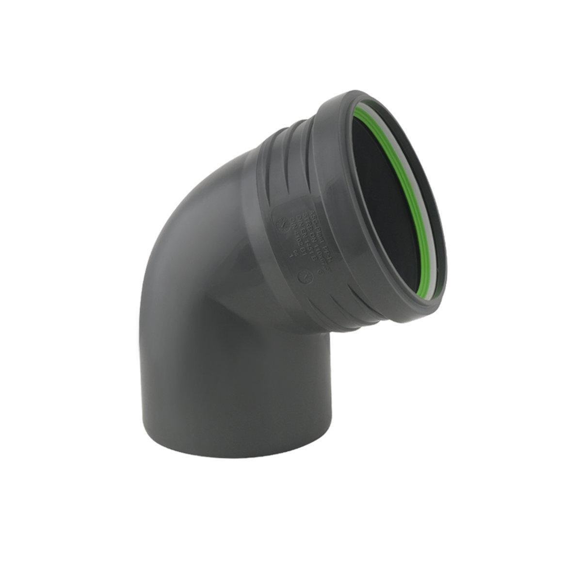 Колено канализационное ASG HTR Ф 110 мм 67° (78849)