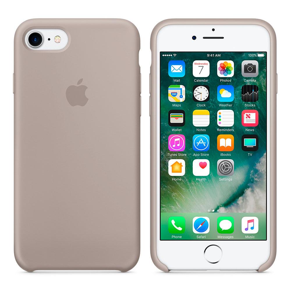 Чехол-накладка Apple Silicone Case for iPhone 7/8, SE2, Pebble (HC)