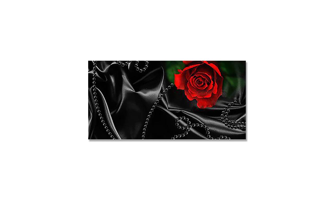 Наклейка виниловая на стол Zatarga Черный шелк и красные розы 600х1200 мм (1274514275) Наклейка виниловая на стол Zatarga Черный шелк и красные розы 600х1200 мм (1274514275)