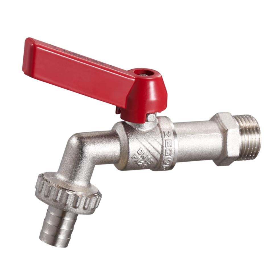 Кран для полива Zegor PF01 никелированная латунь со штуцером 1/2" - фото 2