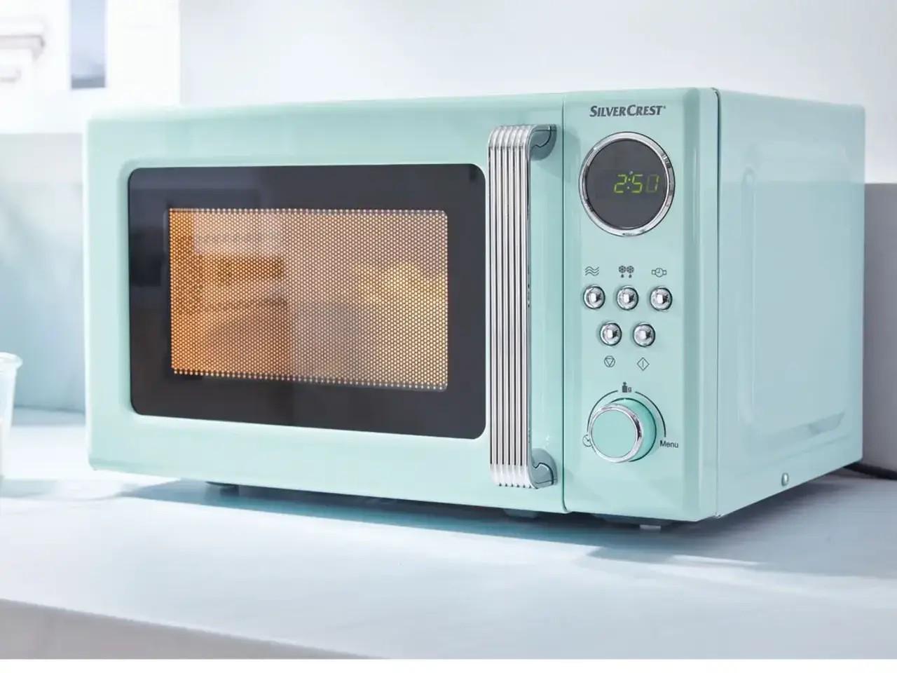 Мікрохвильова піч SilverCrest SMWC 700 B3 17 л 700 Вт М'ятний (SMWC-700) - фото 3