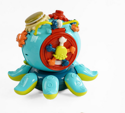 Гра музична EA 012 Восьминіг мелодії/світло/барабанчик/сортер/пальчикові ігри (2471238738) - фото 2 Гра музична EA 012 Восьминіг мелодії/світло/барабанчик/сортер/пальчикові ігри (2471238738) - фото 2