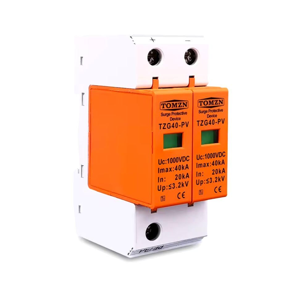 Ограничитель перенапряжения TOMZN TZG40-PV 2P 1000V DC УЗИП молниезащита для солнечных панелей (25364668) - фото 4 Ограничитель перенапряжения TOMZN TZG40-PV 2P 1000V DC УЗИП молниезащита для солнечных панелей (25364668) - фото 4