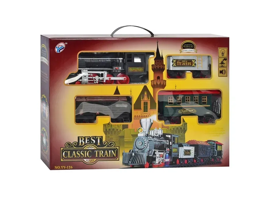 Детская железная дорога Best Classic Train 420 см из пластика Черный (150-98-YY-126EN)