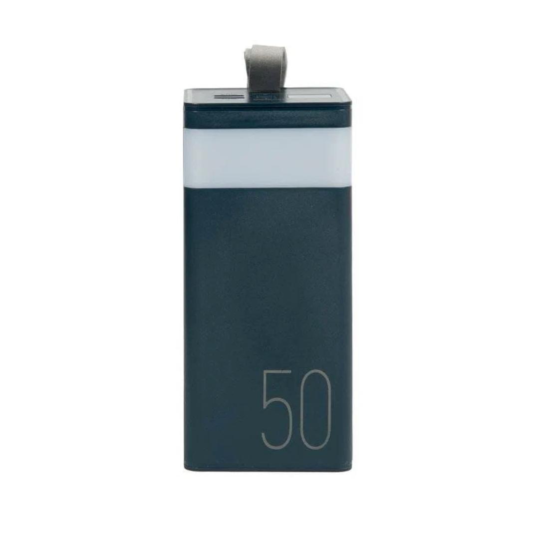Повербанк Remax RPP-321 50000 мАч 22,5 Вт USB-C/USB-A/microUSB PD+QC с фонарем Синий (epic2318)