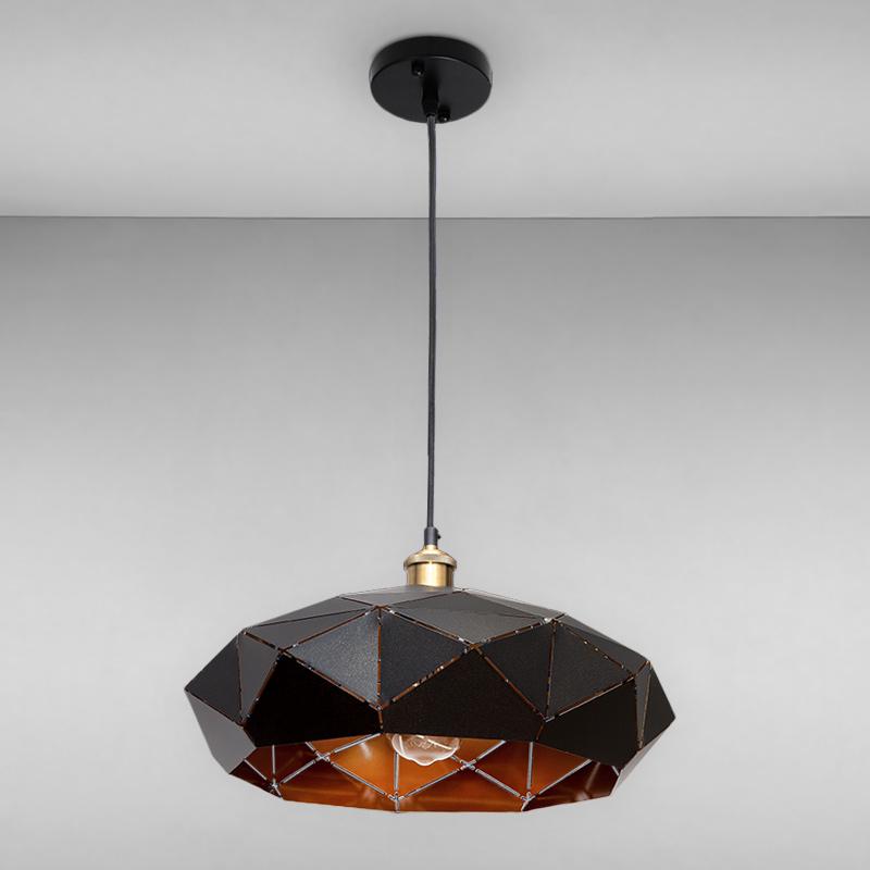 Люстра подвесная лофт Light House LS-15193 BK на одну лампу Черный