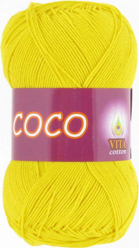 Пряжа Vita Cotton Coco 4320 жовтий (3396)