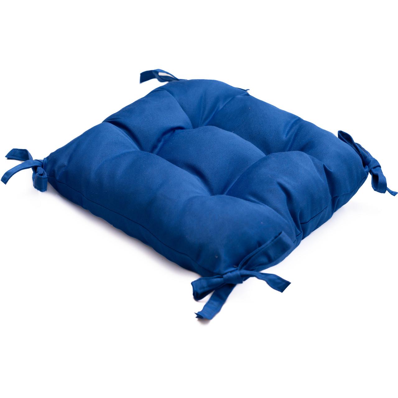 Подушка для стула/кресла/табурета 40х40х8см Синий (1661657737) - фото 2 Подушка для стула/кресла/табурета 40х40х8см Синий (1661657737) - фото 2