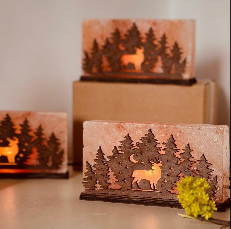 Соляная лампа Олень из гималайской соли 2 кг (Д-bahmut-002) - фото 2 Соляная лампа Олень из гималайской соли 2 кг (Д-bahmut-002) - фото 2